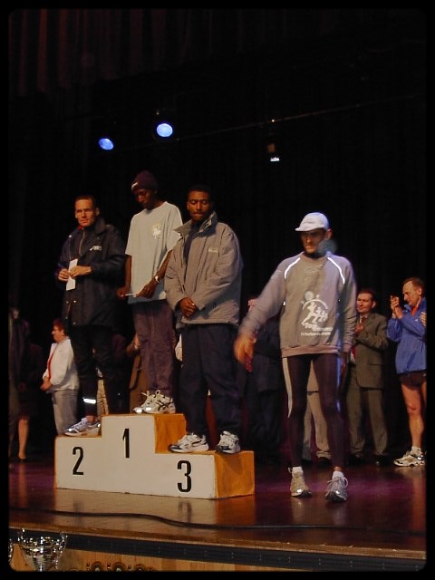 le podium du semi-marathon