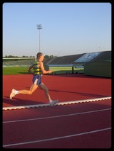 Thierry Ennebeck sur le relais Ekiden