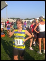 Melinda satisfaite de sa course