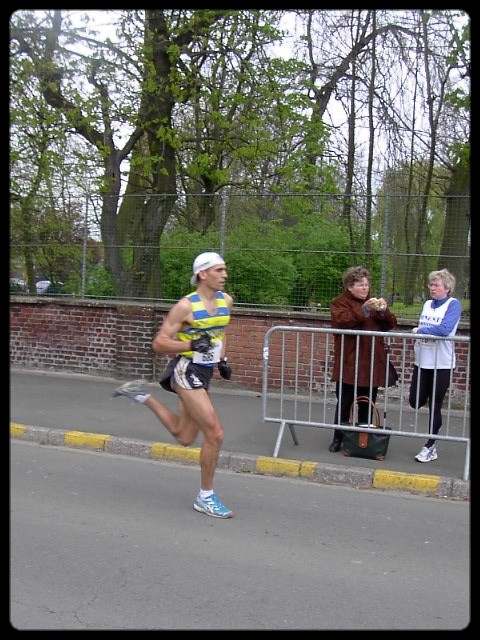 Didier Idziak sur le parcours du 21 Km