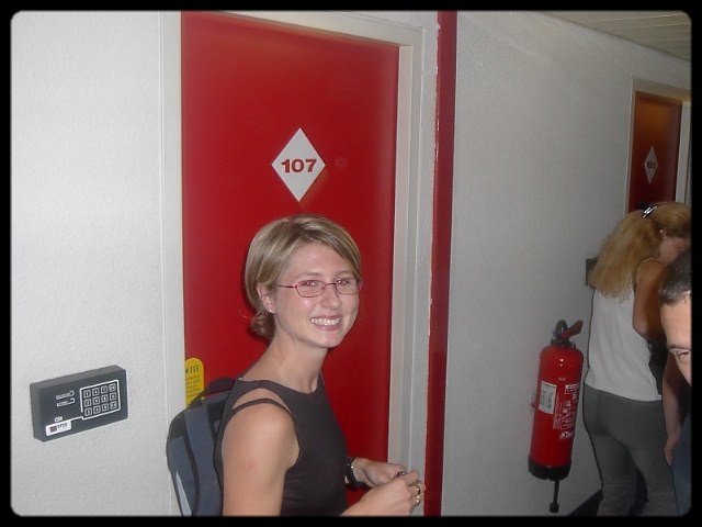 Emilie tout sourire !