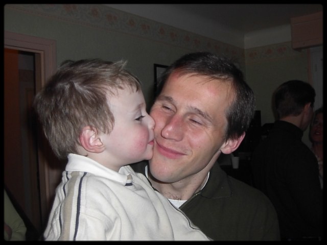 ... un bisou Papa !