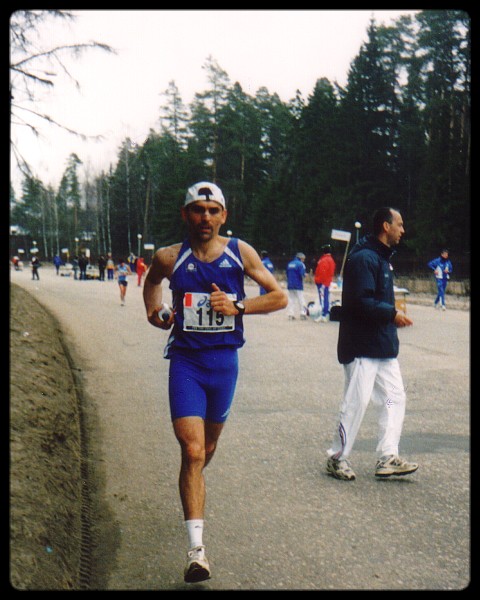 Didier Idziak sur le parcours du 100 Km