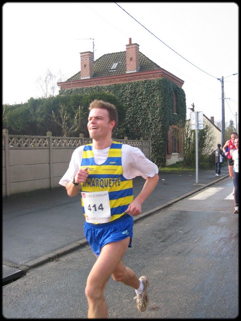 Richard Hombert sur le parcours du 10 km