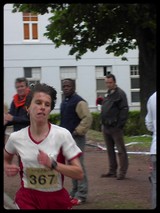 Bernadette Delannoy  l'arrive du 3,5 Km