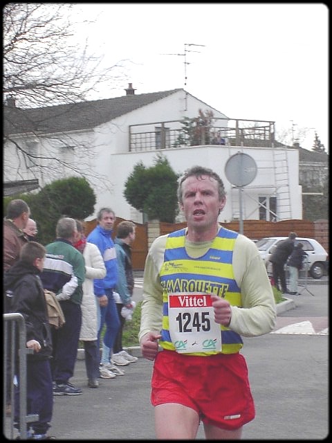 Jean Yves Lamouret termine le 10 km