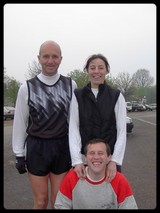 Thierry et Carole prts pour le marathon de Paris