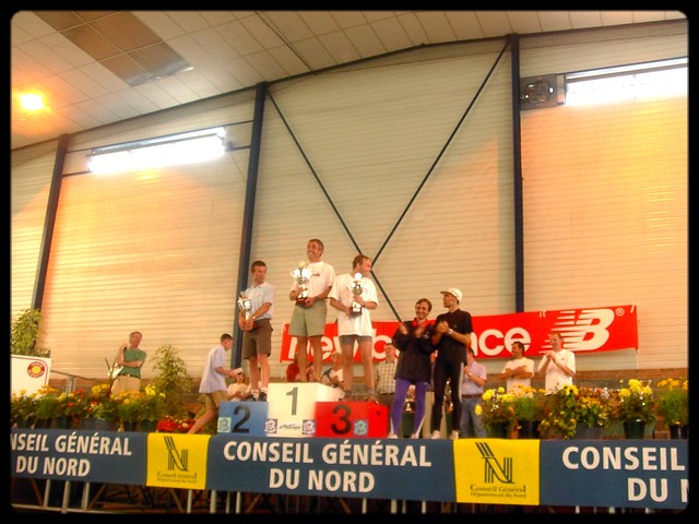le podium des equipes masculines