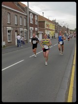 Emmanuel Damageux sur le sur le parcours du semi